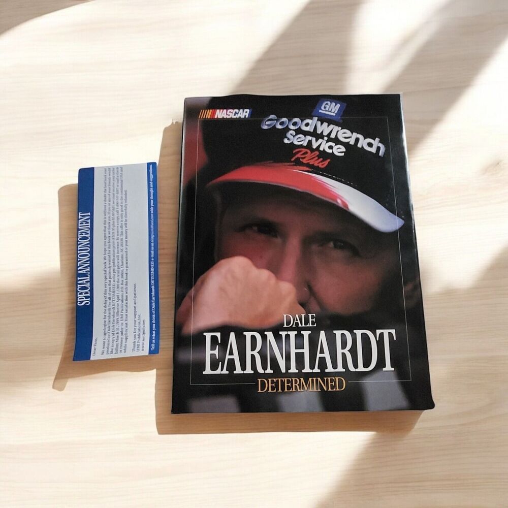 Dale Earnhardt Determined 1998 UMI Publication Hardcover Book